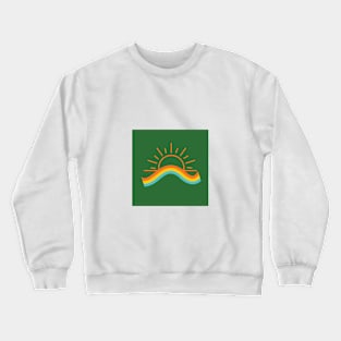 Italian Sunset Rainbow Crewneck Sweatshirt